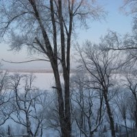 Волга зимой :: Надежда Волга зимой :: Надежда