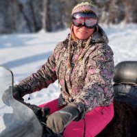 На снегоходе :: Радмир Арсеньев На снегоходе :: Радмир Арсеньев