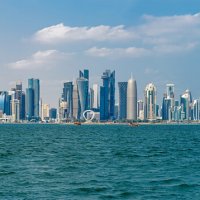 Панорама столицы Катара, города Доха, со стороны Персидского залива. :: Павел Сытилин
