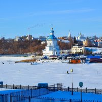 Чебоксары. Акватория речного порта зимой. :: Пётр Чернега