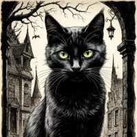 Черный кот :: Георгий Пичугин