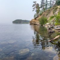 Туманное утро на озере Тургояк. :: Алексей Трухин