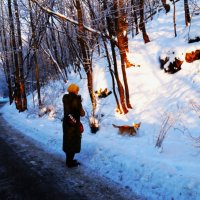 Дама с собачкой :: Aida10 