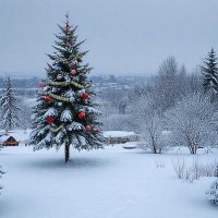 Зимняя фантазия... :: Юрий Яньков