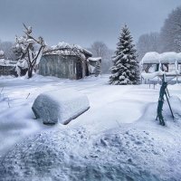 Зимняя фантазия... :: Юрий Яньков