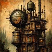 Дом - стимпанк :: Георгий Пичугин