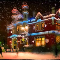 My magic Petersburg_02340_бывшая дача Салтыковых у М «Черная речка» :: Станислав Лебединский