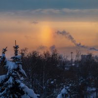 Морозное небо :: Александр Синдерёв