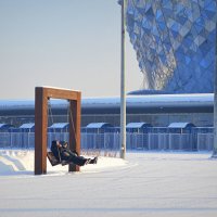 А вам слабо на качелях в -25* ? :: Татьяна Лютаева