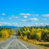 Дорога к Саянам. :: юрий Амосов