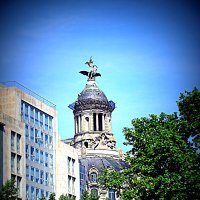 По Барселоне на автобусе. :: Владимир Драгунский По Барселоне на автобусе. :: Владимир Драгунский