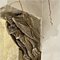 Горгулья на старом доме. :: Валерия Комова