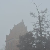 Кирха. Туман. :: Константин Белоногов