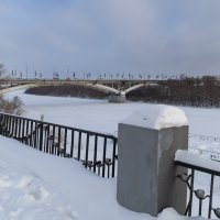 Канавинский мост через Оку в Нижнем Новгороде :: Александр Синдерёв