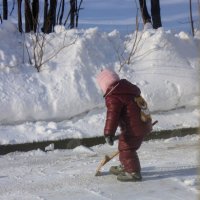 Уборка снега :: Сергей Кочнев
