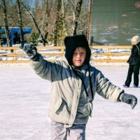 На коньках,хорошо. :: Андрей Хлопонин На коньках,хорошо. :: Андрей Хлопонин