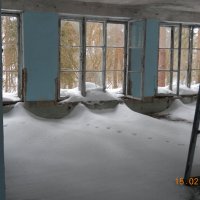 Санаторий. Корпус №1. Снег на полу :: fogmeadowww m