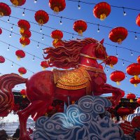 Красная Огненная  лошадь :: Ольга 