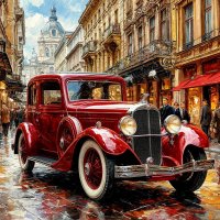 Красный автомобиль :: Георгий Пичугин Красный автомобиль :: Георгий Пичугин