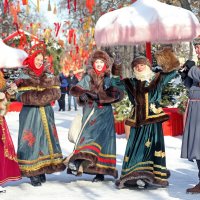 Масленица н Тверском бульваре 18 февраля :: Михаил Бибичков