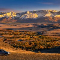 Вечер в Курае... :: Алексей Мезенцев