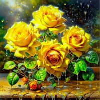 Желтые розы :: Наталья ***