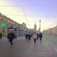 Невский  пр. и Гостиный двор  в январе :: Фотогруппа Весна