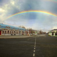 После дождя. Двойная радуга. :: Михаил Курзанцев
