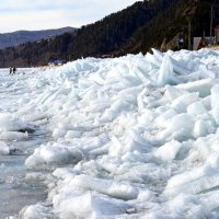 Берег Байкала в марте :: Татьяна Лютаева