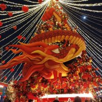 Красный дракон и молодой месяц :: Александр Чеботарь