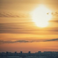 Закат на Волге :: Сергей В Закат на Волге :: Сергей В