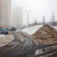 Утро весеннее во дворе :: Валерий Иванович Утро весеннее во дворе :: Валерий Иванович