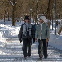 Прогулки в Зимнем Парке :: юрий поляков