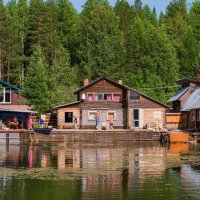 Дачная жизнь на севере летом. Таежные окрестности Ухты, Республика Коми. :: Николай Зиновьев Дачная жизнь на севере летом. Таежные окрестности Ухты, Республика Коми. :: Николай Зиновьев