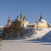 Храмы Суздаля. Вид с Каменки :: Сергей Цветков