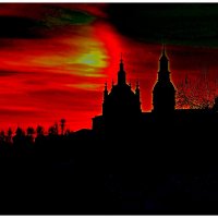 Над городом спустилась ночь. :: Михаил Курзанцев