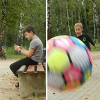 не всем интересен мяч :: Лера 