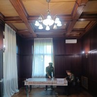 Это изображение рабочего кабинета Иосифа Сталина в его бывшей резиденции — «Даче Сталина» в Сочи. :: Serega SchütZ