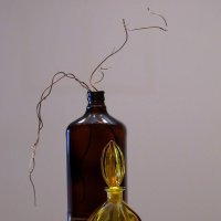 Натюрморт с бутылкой... :: Татьяна Гнездилова