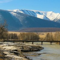 Мост через Чую (весна) :: елена беликова