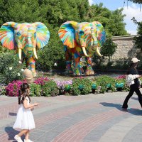 Разноцветные слоны :: Галина Ильясова