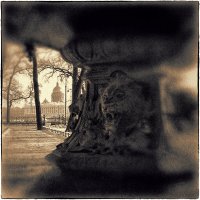 My magic Petersburg_00143_Румянцевский сад. Университетская набережная :: Станислав Лебединский