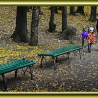 Фотозарисовка в сквере :: Владимир Кроливец
