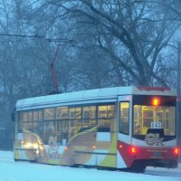 метель в Омске, даже трамваи встали :: Savayr 