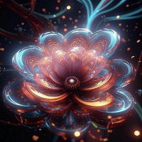 фрактальные цветы ии. :: Mila 