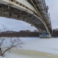 Внизу Канавинского моста :: Александр Синдерёв