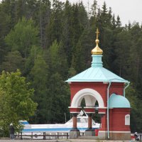 Пристань в Монастырской бухте, о  Валаам :: Любовь Сахарова