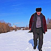 Март...Тепло и солнечно на берегу Юганской Оби! :: Владимир 