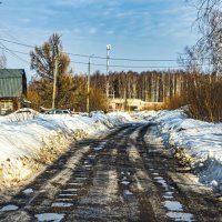 дороги растаяли снег на обочине сел :: petyxov петухов