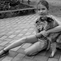 Девочка и собачки :: Георгиевич 